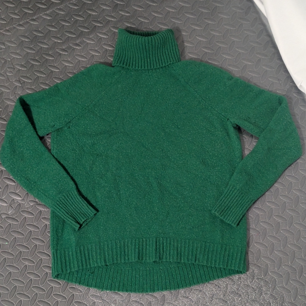 Green j crew sweater